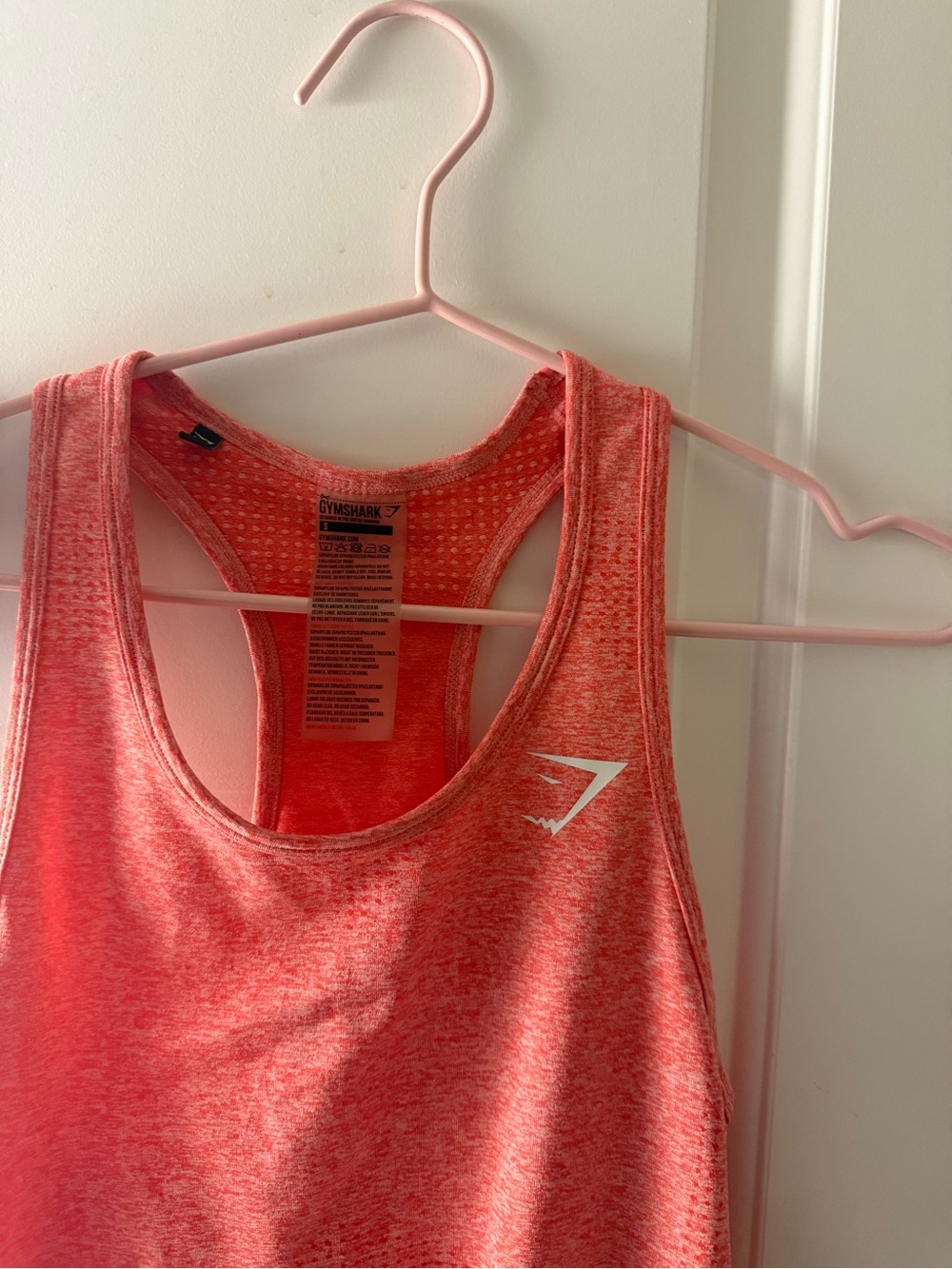 Gymshark Coral Performance Racerback Tank - Picture 2 of 3